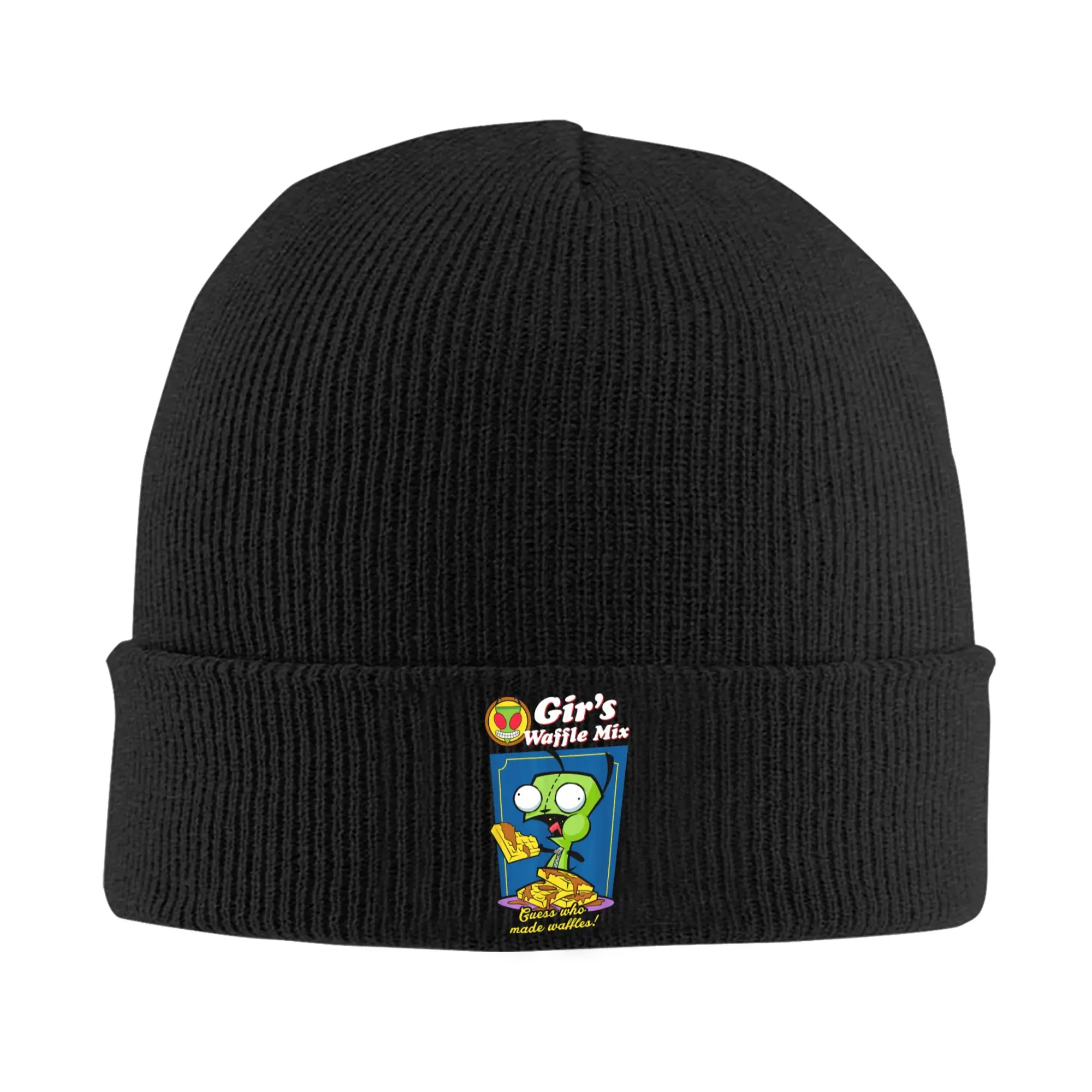 Invader Zim Cute GIR  Hat Autumn Winter Beanies Warm  Caps Female Male Acrylic Bonnet