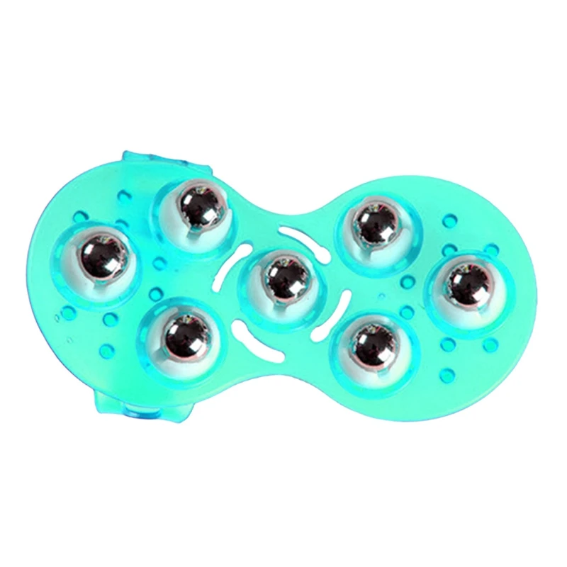 Roller Balls Body Massage Glove Muscle Pain Relief Relax Anti Cellulite Massager