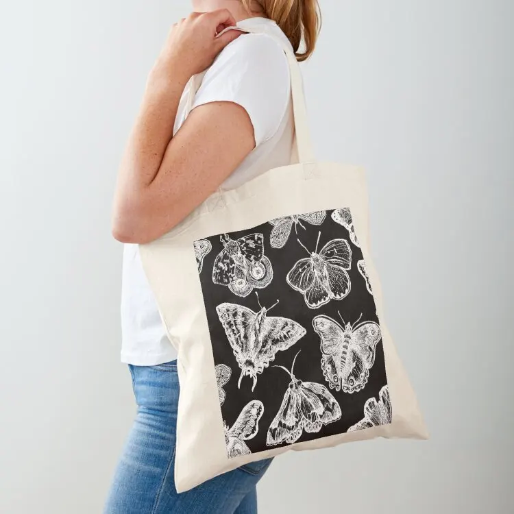

Gothmoths & Butterflies Tote Bag Canvas stote bag bags luxury women reusable shopping bags shopper bags for women