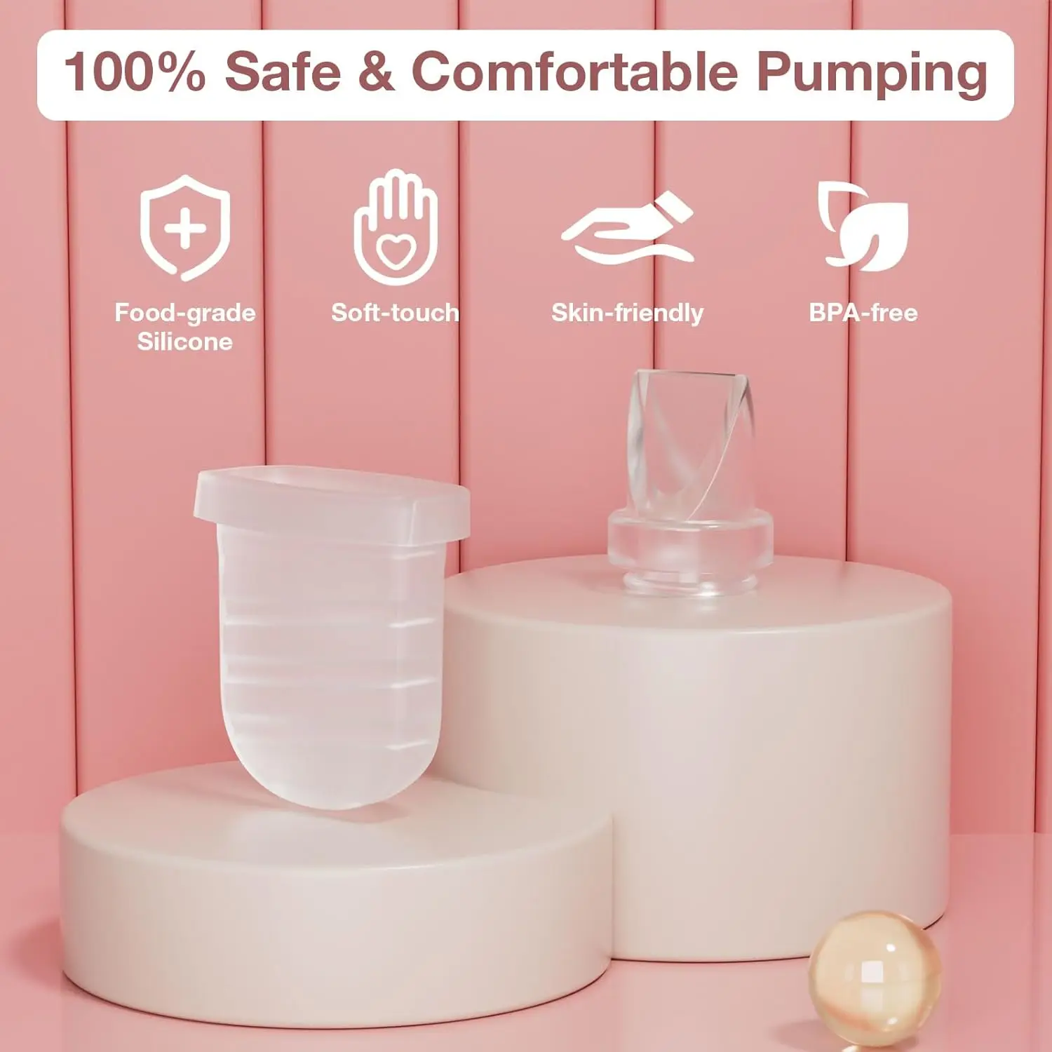 

Аксессуары для молокоотсосов S32, носимые молокоотсосы, совместимые с клапаном S32, диафрагма S32, силиконовые запасные части