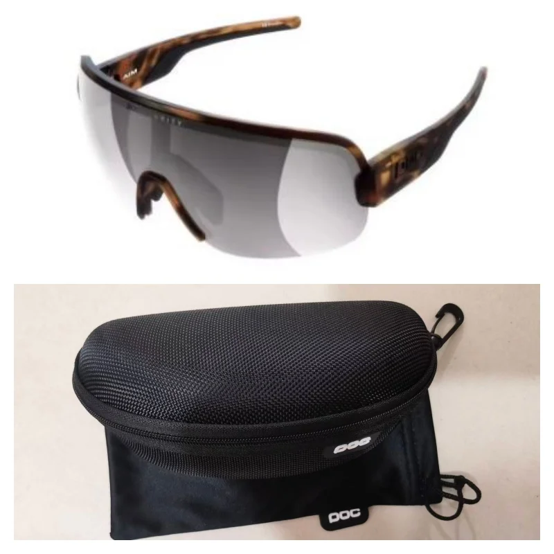 AliExpress POC 25 new 4 colour AIM uv400 tr90 Mountain bike Road bike Outdoor sports myopia eye protection windproof riding glasses