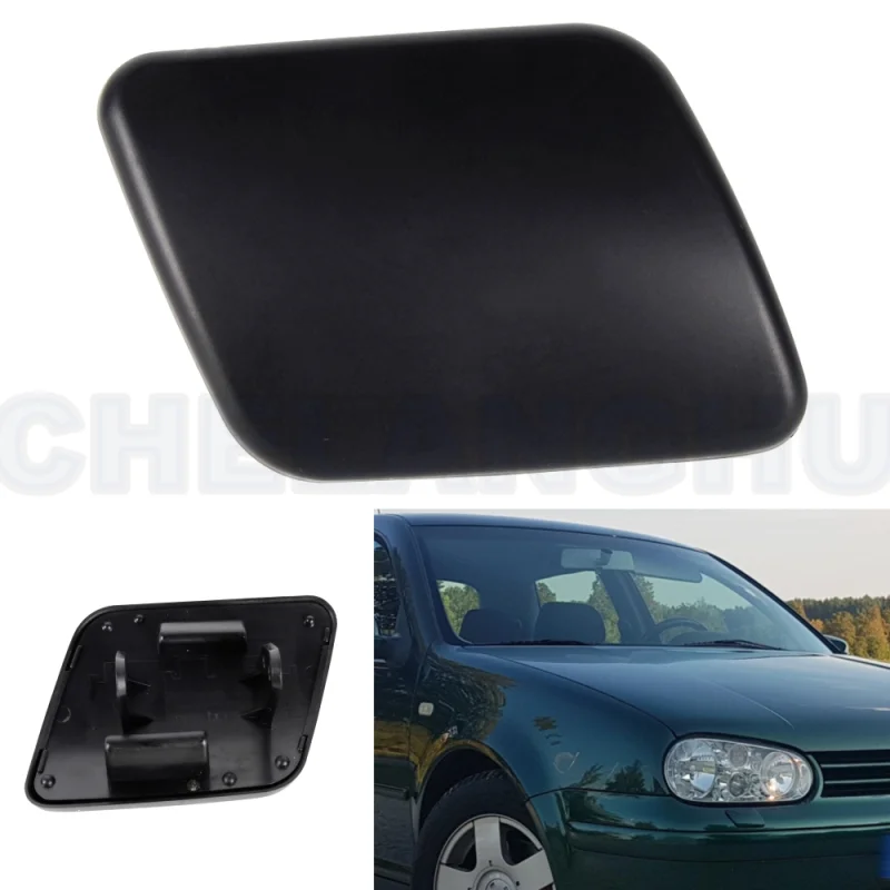 

Right Side Front Headlight Washer Cover Cap 1J0955110A For VW Golf 4 1997 1998 1999 2000 2001 2002 2003 2004 2005 2006