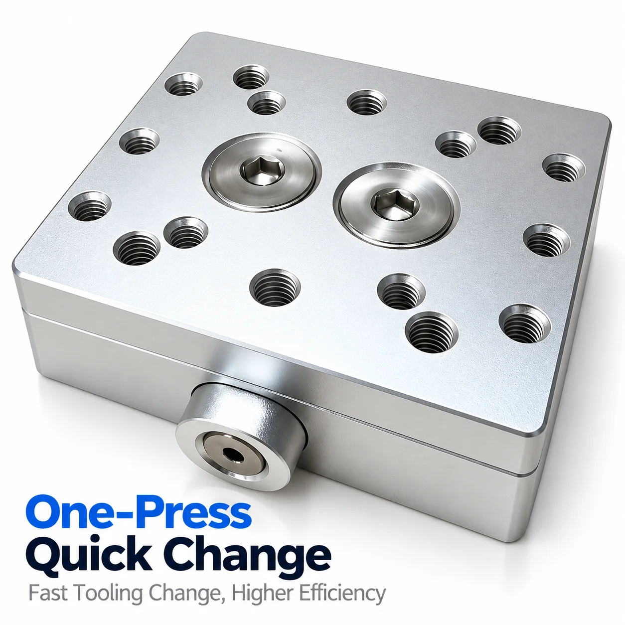 AIRSLG One-Press Quick Change Fixture Plate Fast Tooling Change Plate Precision Positioning Base for Industrial Automation