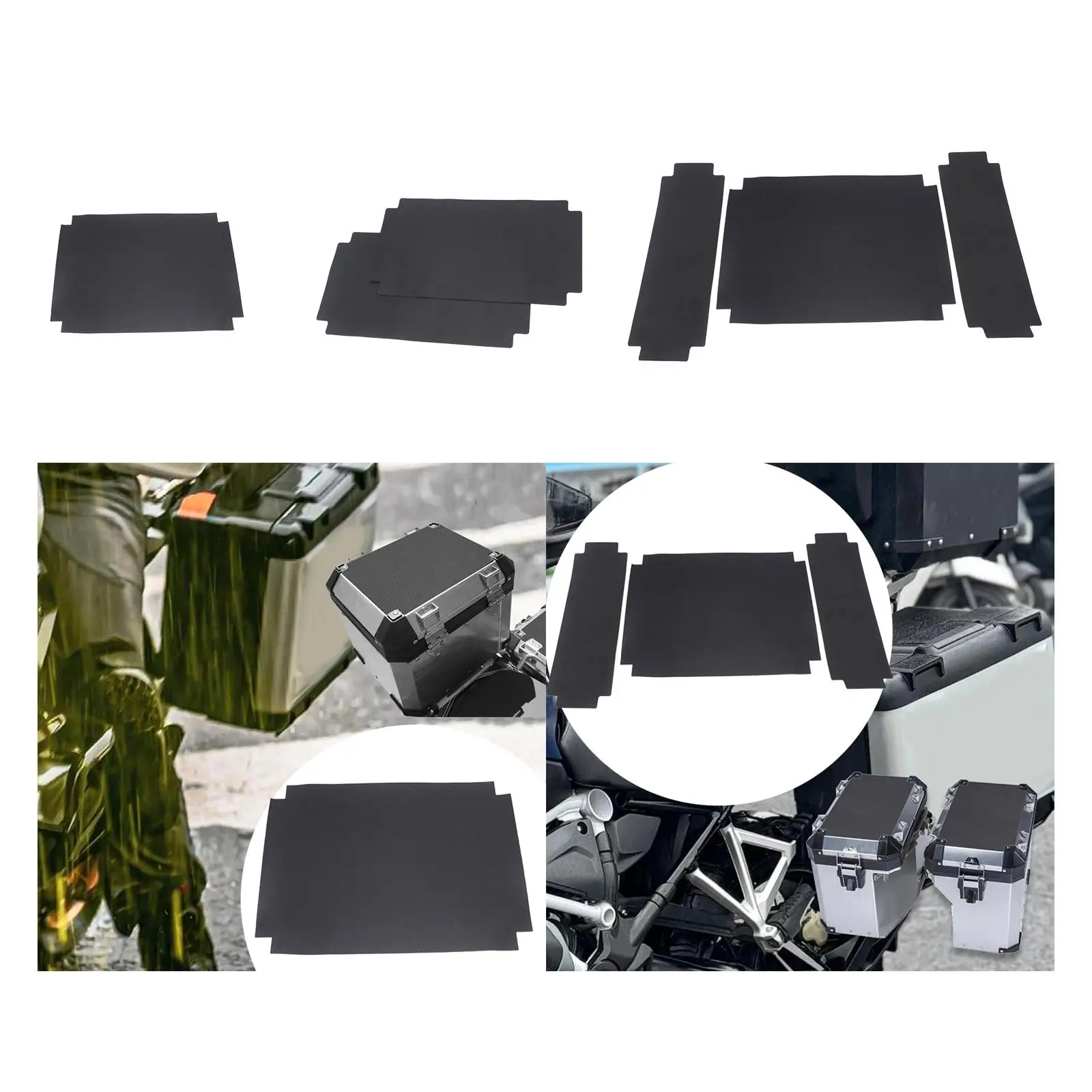 

Motorcycle Rear Box Pad Motorcycles Side Case Pads PVC Luggage Box Inner Protector for R1200GS Adventure 2014-2019