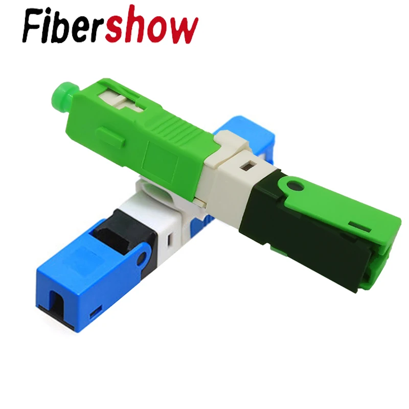 ESC250D FTTH SC Fiber Optic Quick Connector UPC Cold Connection Fast Adapter for Field Assembly