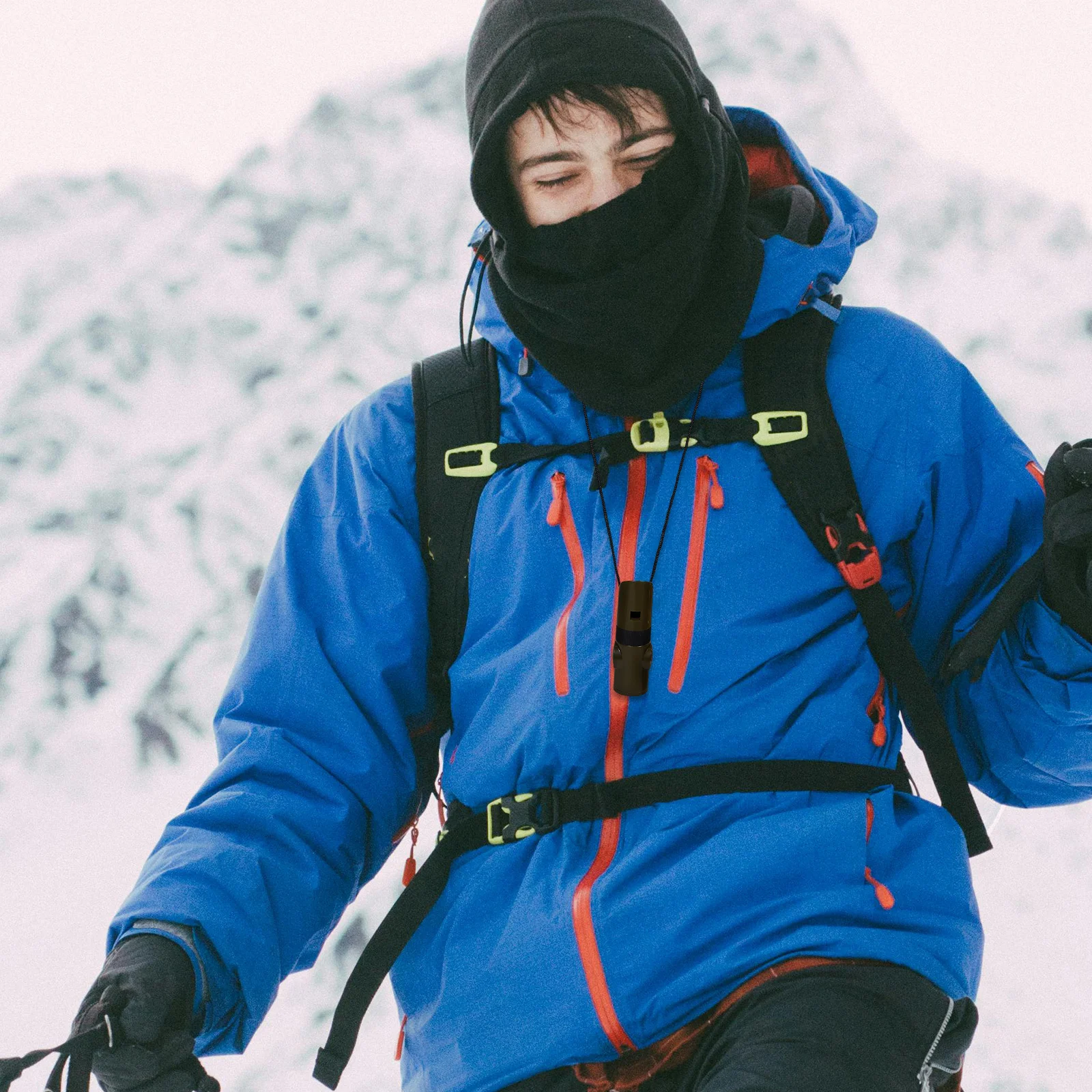 متعددة الوظائف الألومنيوم صافرة في الهواء الطلق الطوارئ بقاء المشي لمسافات طويلة التخييم المنقذة للحياة المدمجة المحمولة الحبل الصيد القوارب