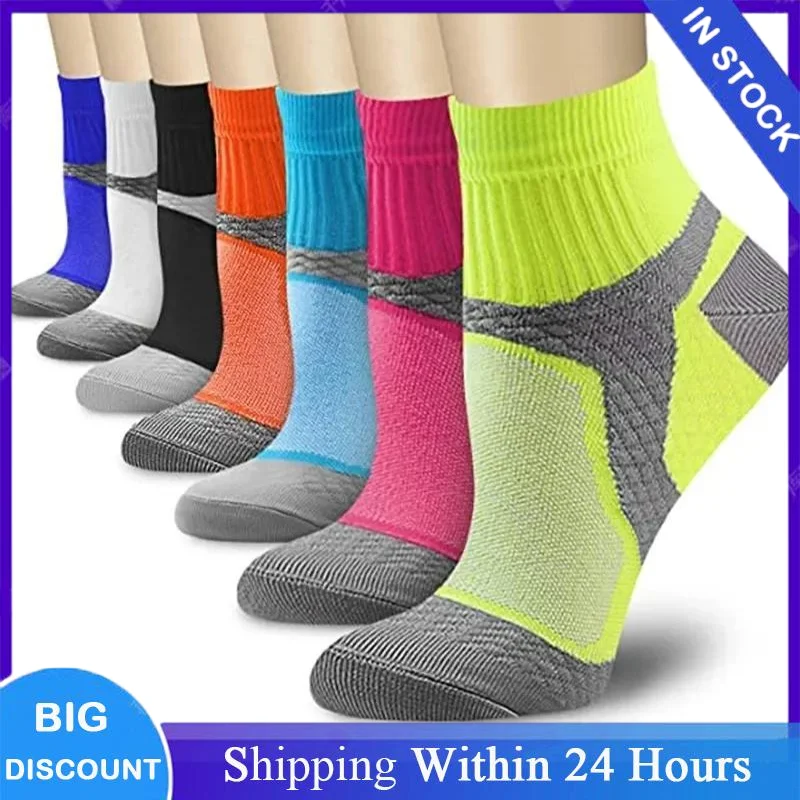 1/2/3 أزواج تشغيل الجوارب الرياضية المهنية ماراثون اللياقة البدنية سميكة خففت أنبوب قصير منخفضة قطع قارب الكاحل الجوارب الرجال الجوارب