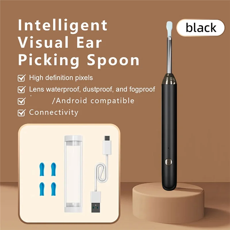

A84X-Smart Visual Ear Cleaner Беспроводной Wi-Fi Ушной выбор Отоскоп Камера Бороскоп Светящийся ушной воск Здравоохранение Набор для чистки ушей