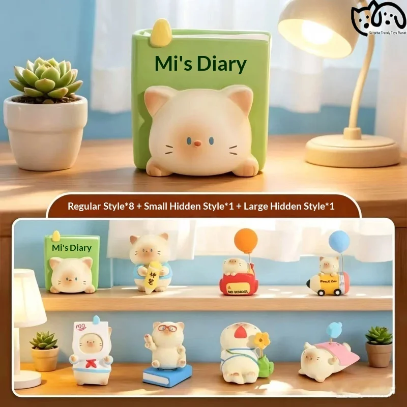 

New Truant Kitten Blind Box Cute Cartoon Resin Statue Life Mood Decompression Doll Desktop Decoration Surprise Birthday Gift