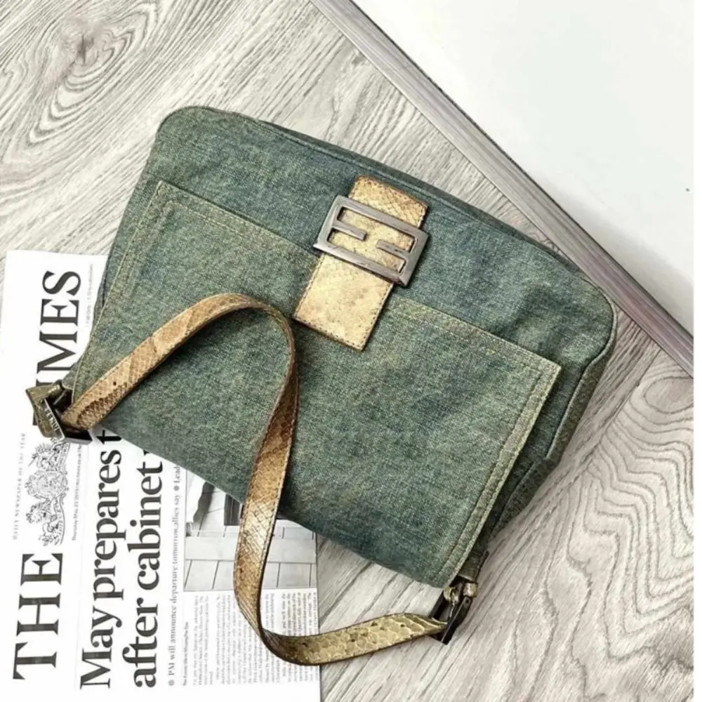 Trendy Cool Female Crossbody Bags For Women Summer New Denim Fashion Shoulder Bag Large Capacity School Messenger Travel Bag