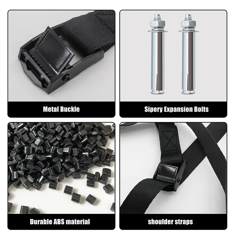 Propane Tank Holder, Gas Cylinder Holder, Cylinder Wall Mounted Bracket, Gas Cylinder Holder For Rv Water Softener-AB36