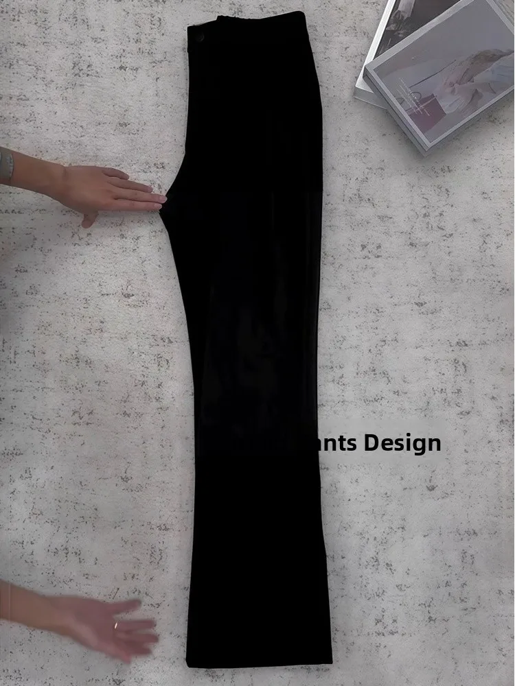 

Мужские джинсы Bla Le Blade: осенние, для полных мужчин, с широкими бедрами и объемными ягодицами, американские прямые брюки-клеш, повседневная одежда