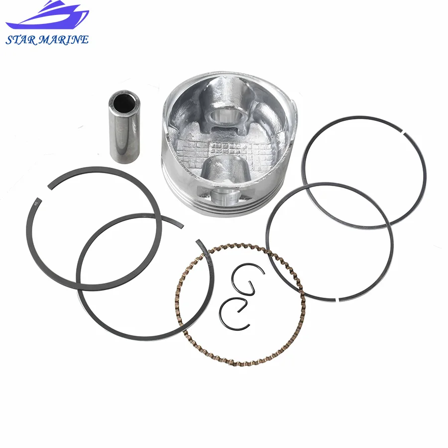 6AH-11631 Piston (Std) Set For Yamaha Parsun F9.9HP 15HP 20HP Boat Motor 63MM 6AH-11631-00 6AH-11603 Engine Accessories Parts