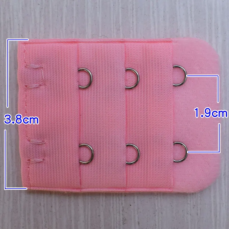 3.8cm 2 Buckle Bra Extender Clip Clasp Buckle Adjustable Back Belt Buckle Ladies Women Underwear Accessories Soft Bra Extension image 5