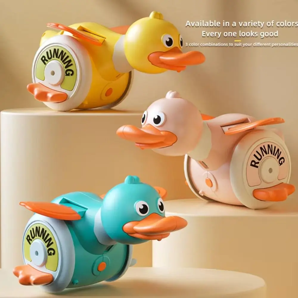 Plastic Electric Duck Musical Interactive Sound And Light Rotating Foraging Duck Flexible Simulation Sensory Dancing Duck