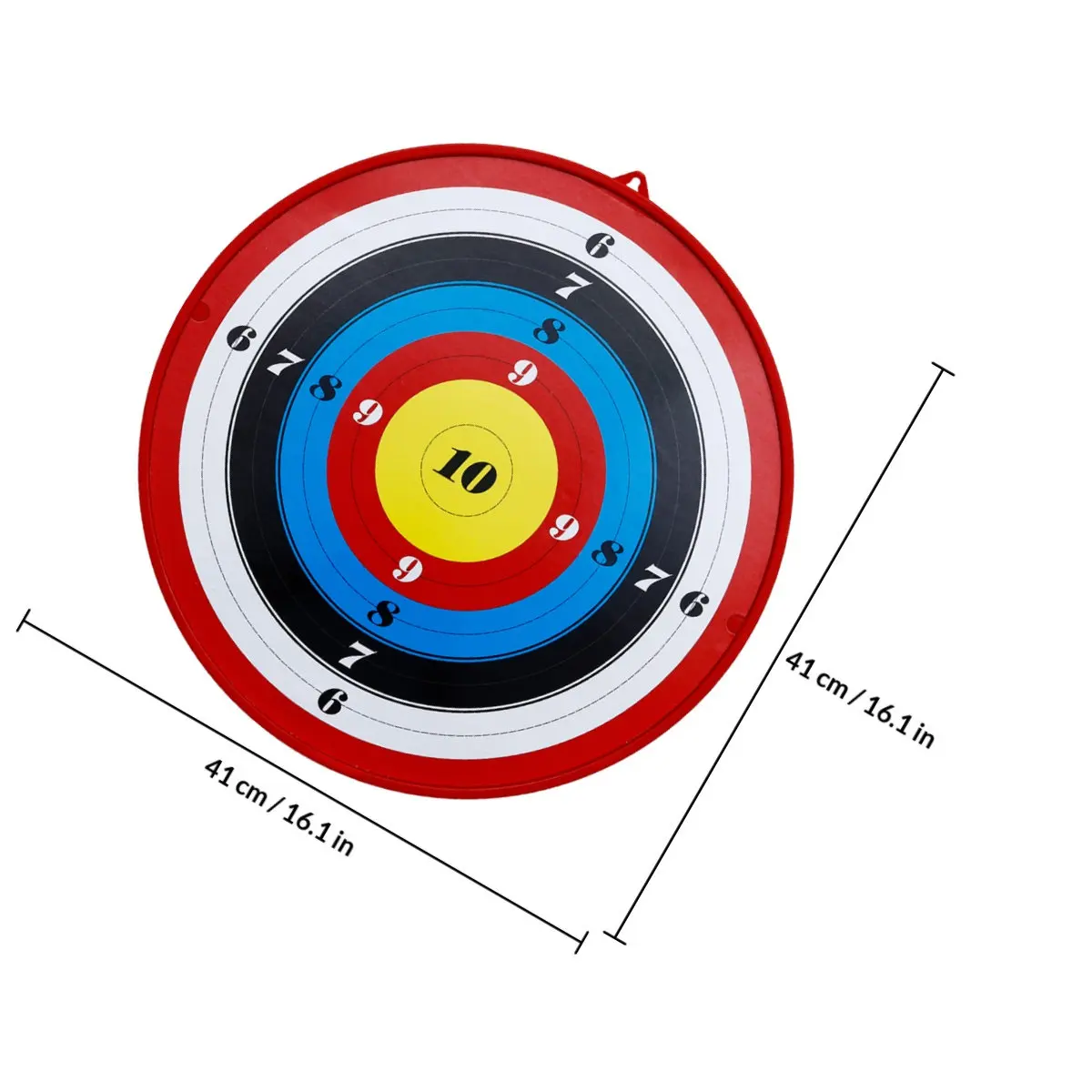 1Pcs Archery Target for Children 41Cm Diameter Plastic Practice Target Ideal for Home Garden Arrow Shooting Skill Development