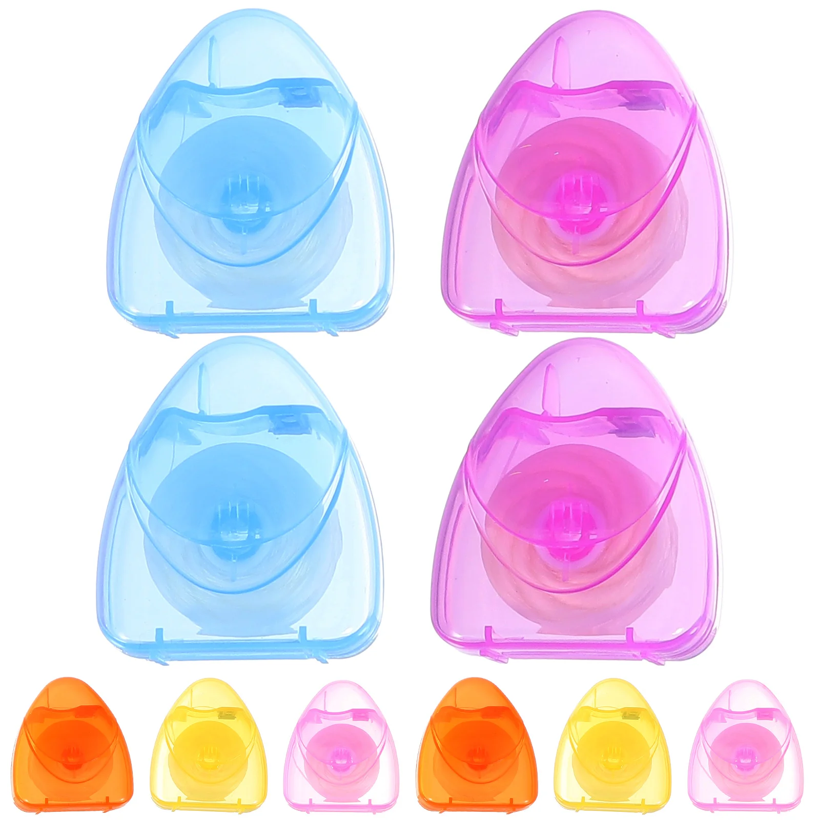 

10pcs Mint Dental Floss 50m Yellow Blue ange Purple Pink Teeth Cleaning Tools Travel Supplies al Care Accessories