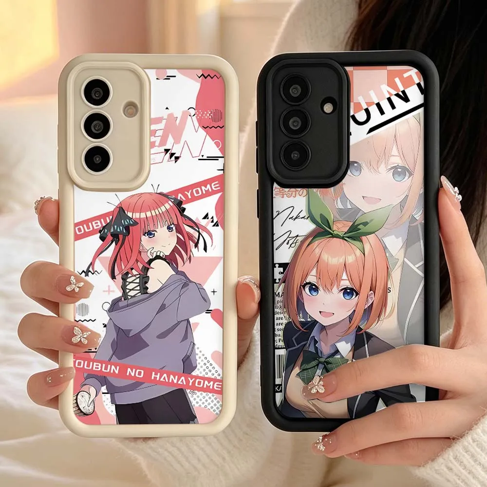 Anime Nino Nakano Cover For Samsung Galaxy A06 A07 A15 A16 A17 A25 A26 A35 A36 A55 A56 A57 Eye Ladder Phone Case