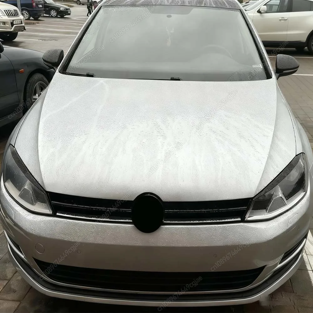 

2Pcs Car Headlight Head Lamp Eyebrow Headlight Cover Trim Sticker For VW Golf 7 7.5 MK7 MK7.5 GTI R GTE GTD 2013-2020 ABS Tuning