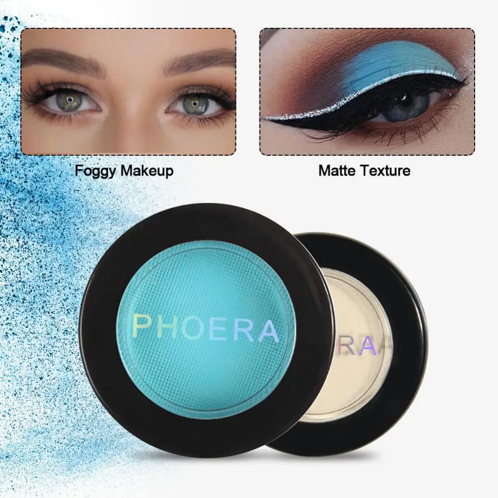 Phoera 12 Farben Lidschatten natürliche matte wasserdichte Palette Pigment Lidschatten Make-up Schönheit kosmetische Schönheit Auge Make-up