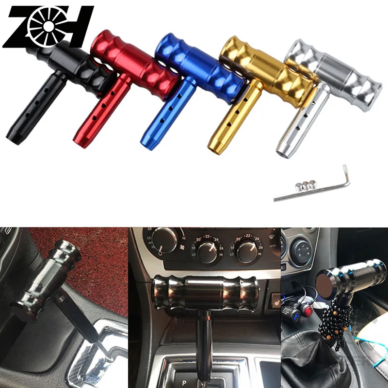 5 Speed Car 4 Colors Aluminum AT MT Gear Shift Knob Lever Shifter Stick Manual Gear Head Lever Headball Shift Knobs