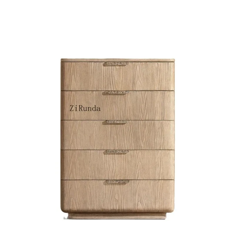 R Classic Five Drawer Dresser Locker Suitable for Bedroom Use