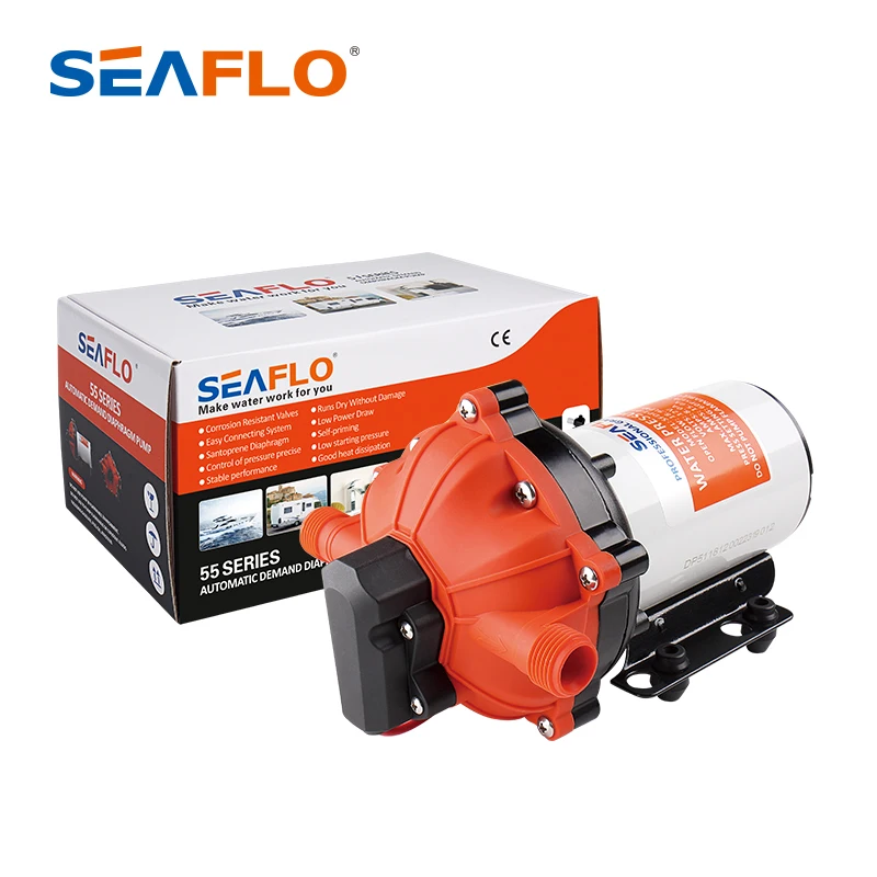 12V Marine Pump 5.0 GPM Sea Water For Rv And Yacht With Drawing Fresh Water And Salt Water