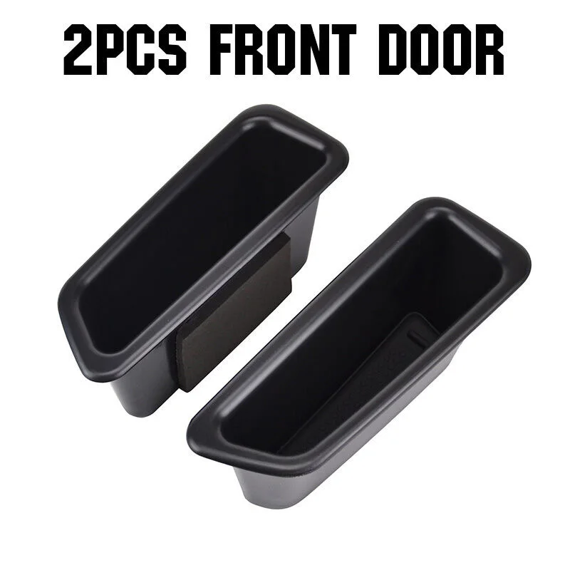 1 Pair Door Side Storage Box Front Back Door Handle Armrest Tray Organizer For Volvo S60 V60 2010-2017 Auto Stowing Tidying