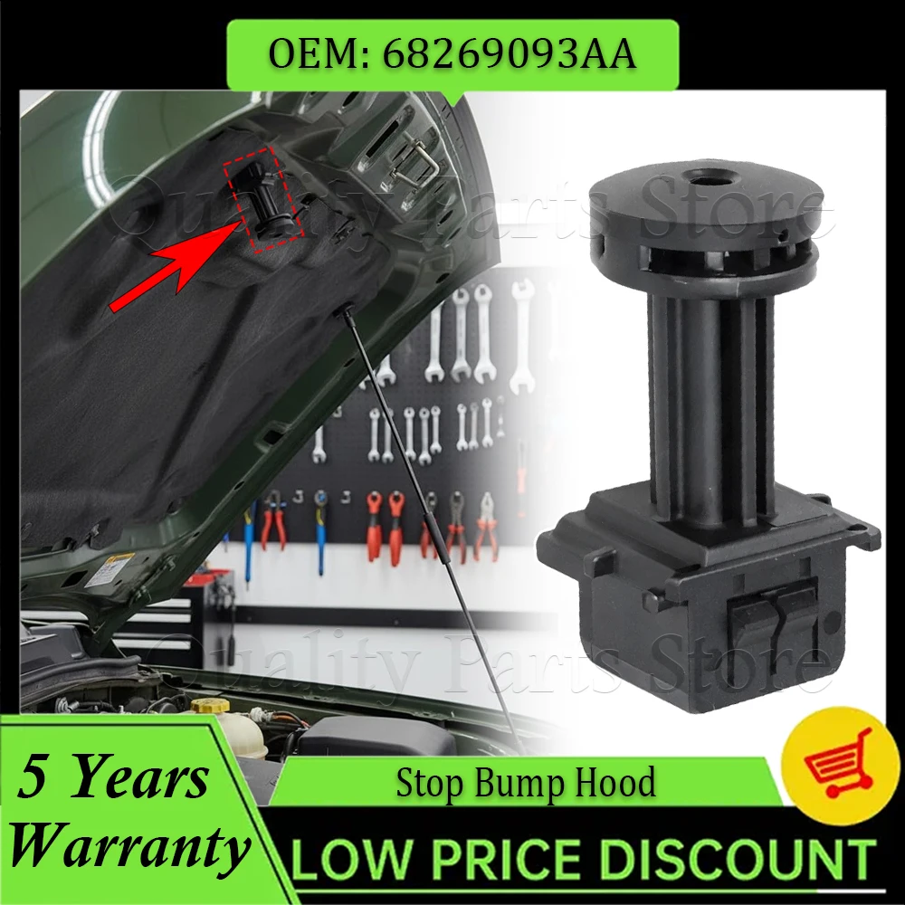 68269093AA 53350201 For Jeep For Compass 2017 2018 2019 2020 2021 Car Front Stop Bump Hood New Accessories
