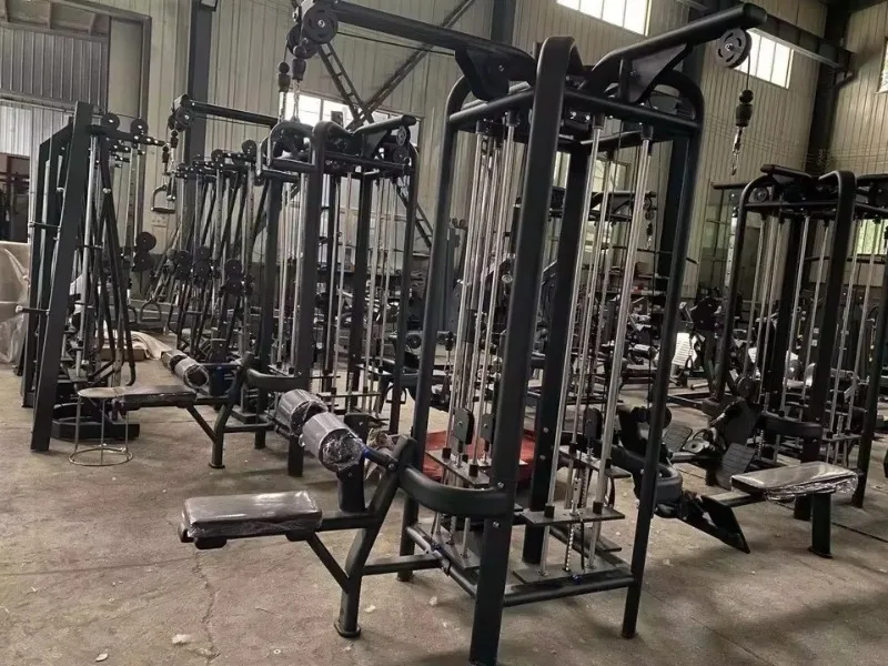 YTYINFitness Equipment Factory Customized Logo Multi Gym Machine 8 Station 340kg Weight Stack Lat Pulldown 100kg Low Row 100kg U