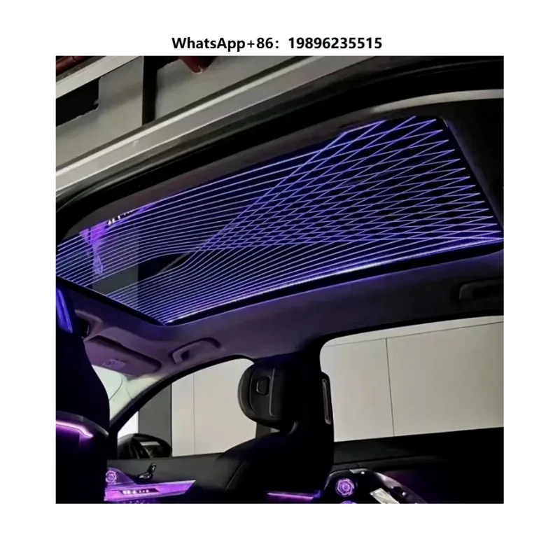 Universal Fitment Interior Automotive Panoramic Sunroof Starry Sky Film Color Changing Accessory