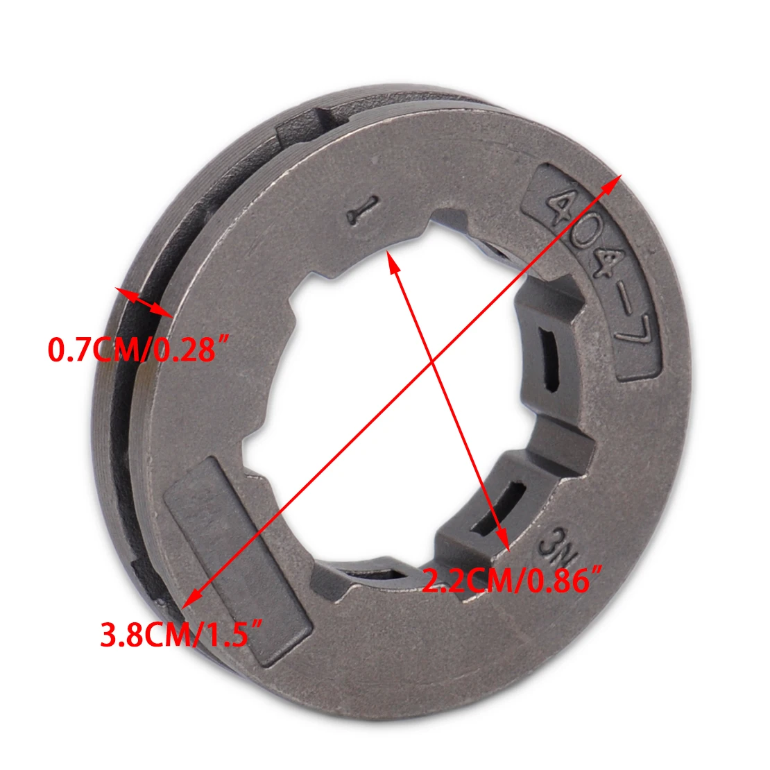 Imagem -02 - Letaosk Novo 4047 Roda Dentada de Corrente Dentes Aro Substituição Apto para Motosserra Stihl Husqvarna