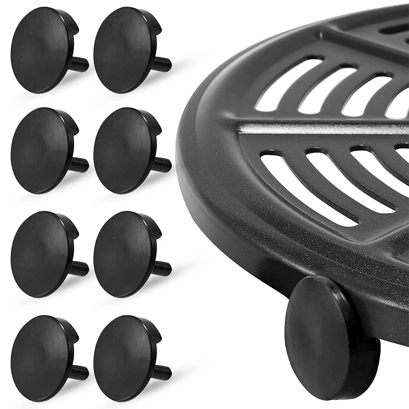 4 Pcs Air Fryer Rubber Tips Replacement Cap Cover Grill Pan Rubber Bumpers Kitchen Tools