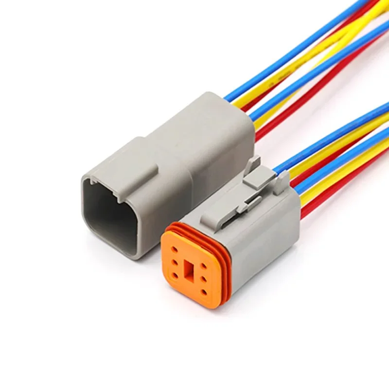 5/20/100Set 2/3/4/6/8Core12Pin DEUTSCH DT DT06 Series Electrical Waterproof  Connector Plug Socket with 15cm Wiring Harness