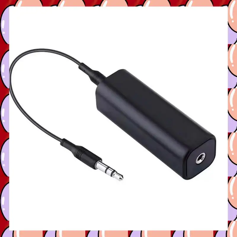 A72Z 3.5 ملم عازل ضوضاء بحلقة أرضية لأنظمة صوت السيارة والستيريو المنزلي أسود 1 قطعة #1