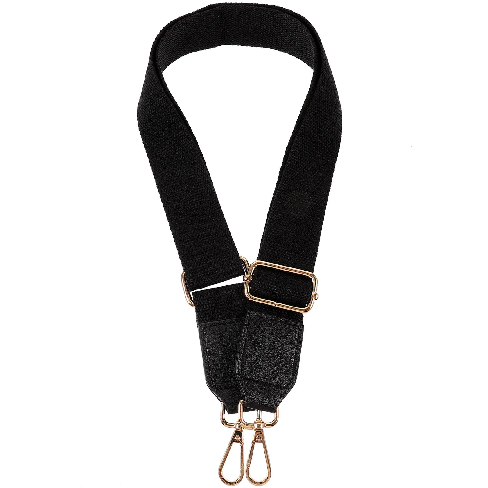 

Black Canvas Shoulder Strap Adjustable Replacement Bag Strap for Messenger Briefcase Travel Gym Bags Accessories