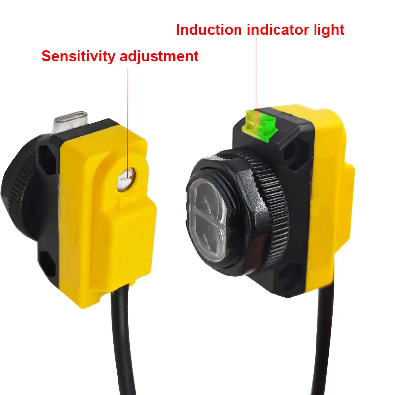 Photoelectric Switch QS18VN6D QS18VP6DB Four Wire Laser Sensor QS18VN6LP TD08 PNP NPN NO+NC