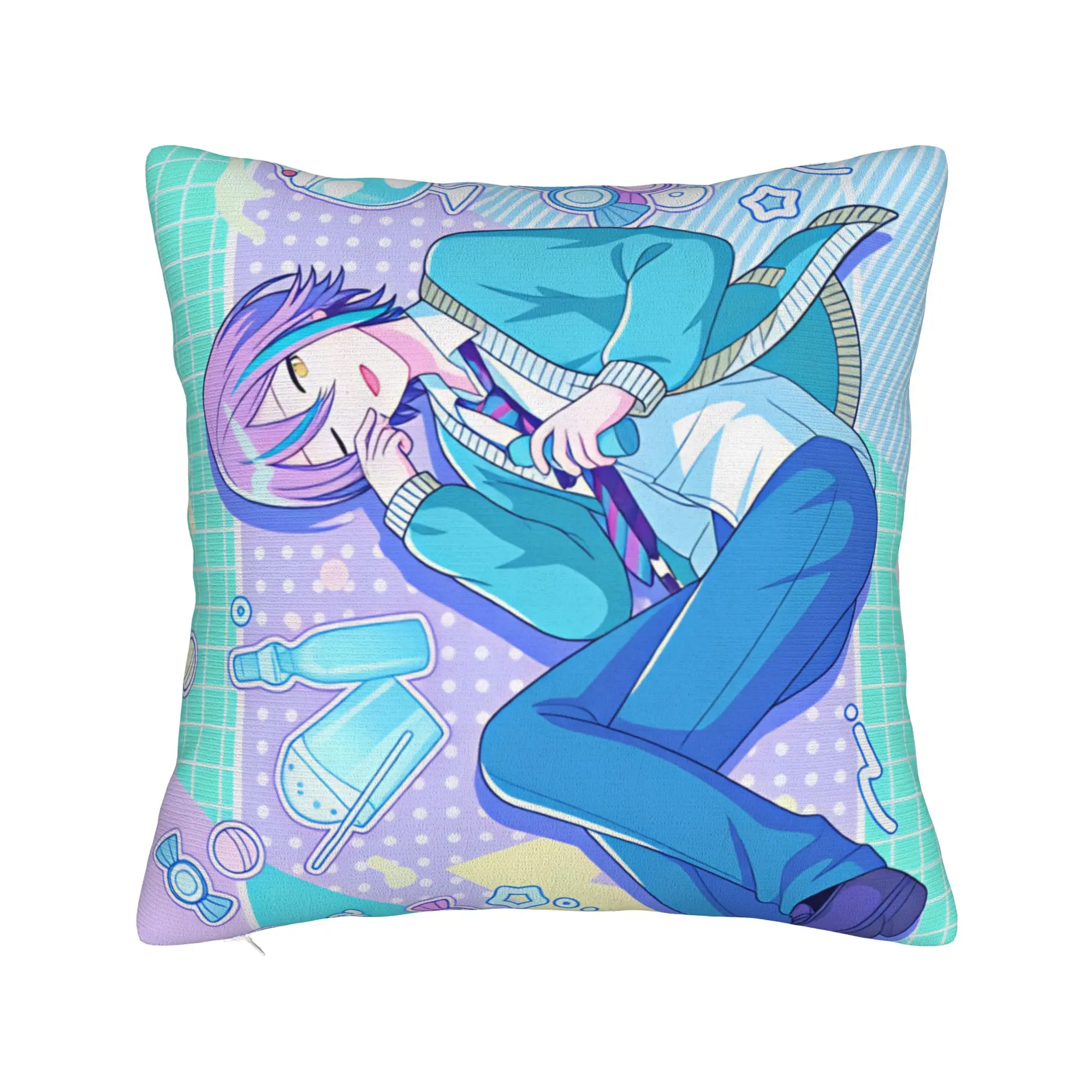 Project Sekai Rui Kamishiro Anime Game Pillowcases  Novelty Pillow Case For Living Room Chair Comfy Pillow Cover