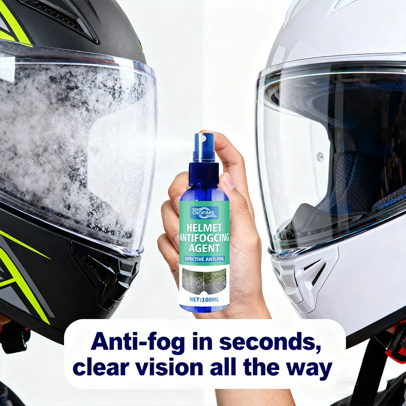 Motorcycle 100ml Anti-Fog Spray for Car & Home Glass Mirrors Glasses Autumn Winter Special Fast Drying Clear Vision Tool Spray