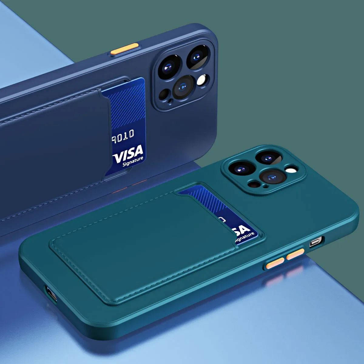 Soft Silicone Case For Redmi Note 9 9A 9C 10 10A 10C 11 12 12C 13 13C 14C 14 Pro Plus 4G 5G 9S 10S 11S Card Slot Back Cover - Image 2