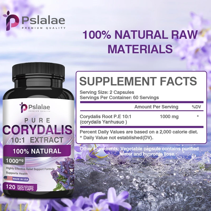 Corydalis Extract - Relieves Pain, Relaxes and Soothes The Whole Body