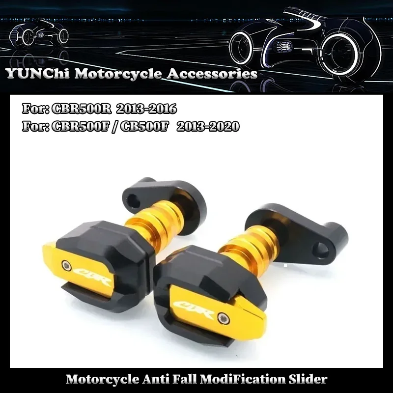 

Motorcycle Falling Protection Frame Slider Fairing Guard Crash Pad Protector For HONDA CBR500R 2013-20016 CB/CBR500F 2013-2020