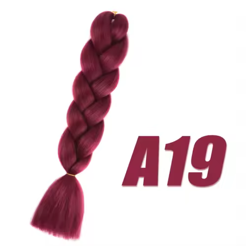 Synthetic Kanekalon Crochet Hair Braiding Hair Pre Stretched Curly Jumbo Braids Extensions Hair Accessories For Girls Braids - Image 18