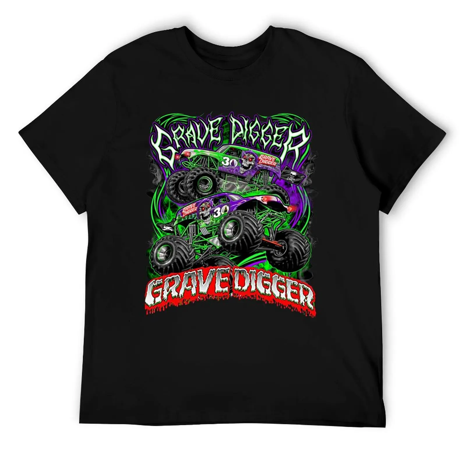 

monster jam grave digger monster truck Art Fans Classic T-Shirt t shirt man casual cotton t shirts high quality T-Shirt