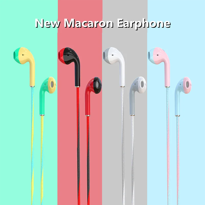 Wired Stereo Earphones 3.5mm Cellphones Headphone for Xiaomi Huawei Redmi Mobile Phone Pad Headset Gamer with Mic Earbuds In-ear