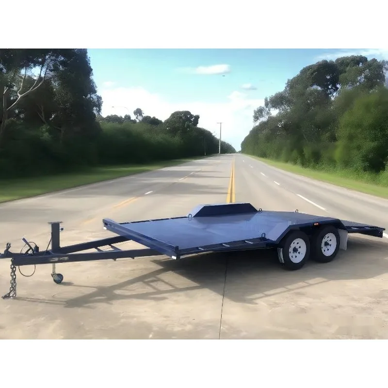 Small Racing Trailer Bracket  750kg Steel Aluminum Car Transport Semi Trailer