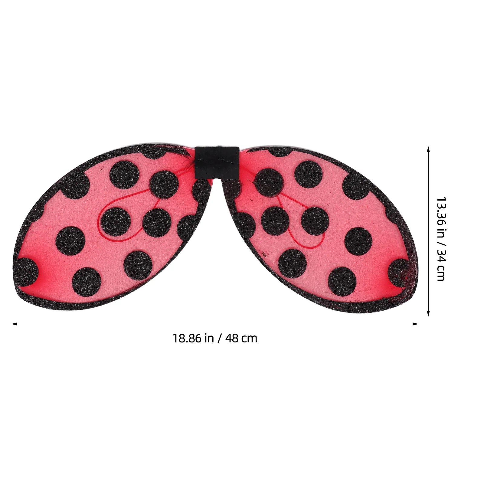 Accessoire de Cosplay aile de coccinelle, Design pliable, matériaux sûrs, déguisement de fête d'anniversaire pour petites filles, tenue de mariage