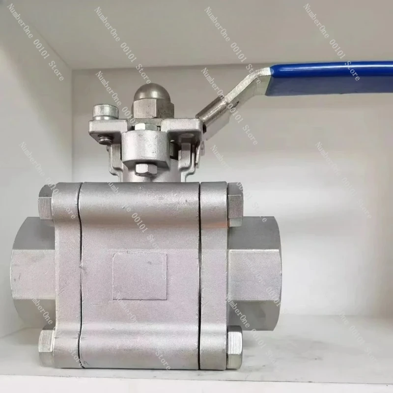 

Нержавеющая сталь 2000WOG, высокая температура и высокое давление, твердый герметичный трехкомпонентный паровой шаровой кран с резьбовым гнездом для стыковой сварки