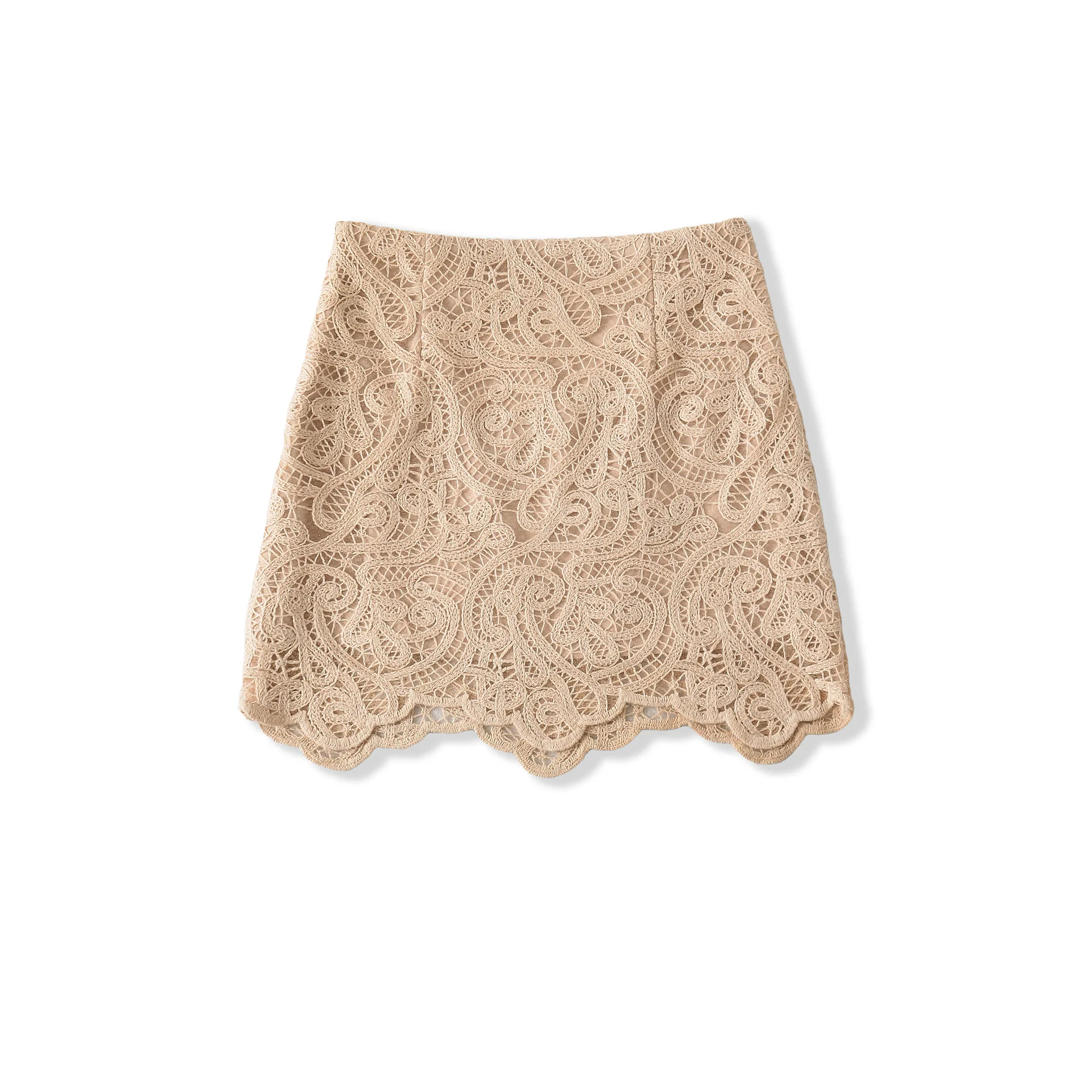 French Vintage Lace Skirt Women Sexy Bag Hip Skirt Club Party Clothing