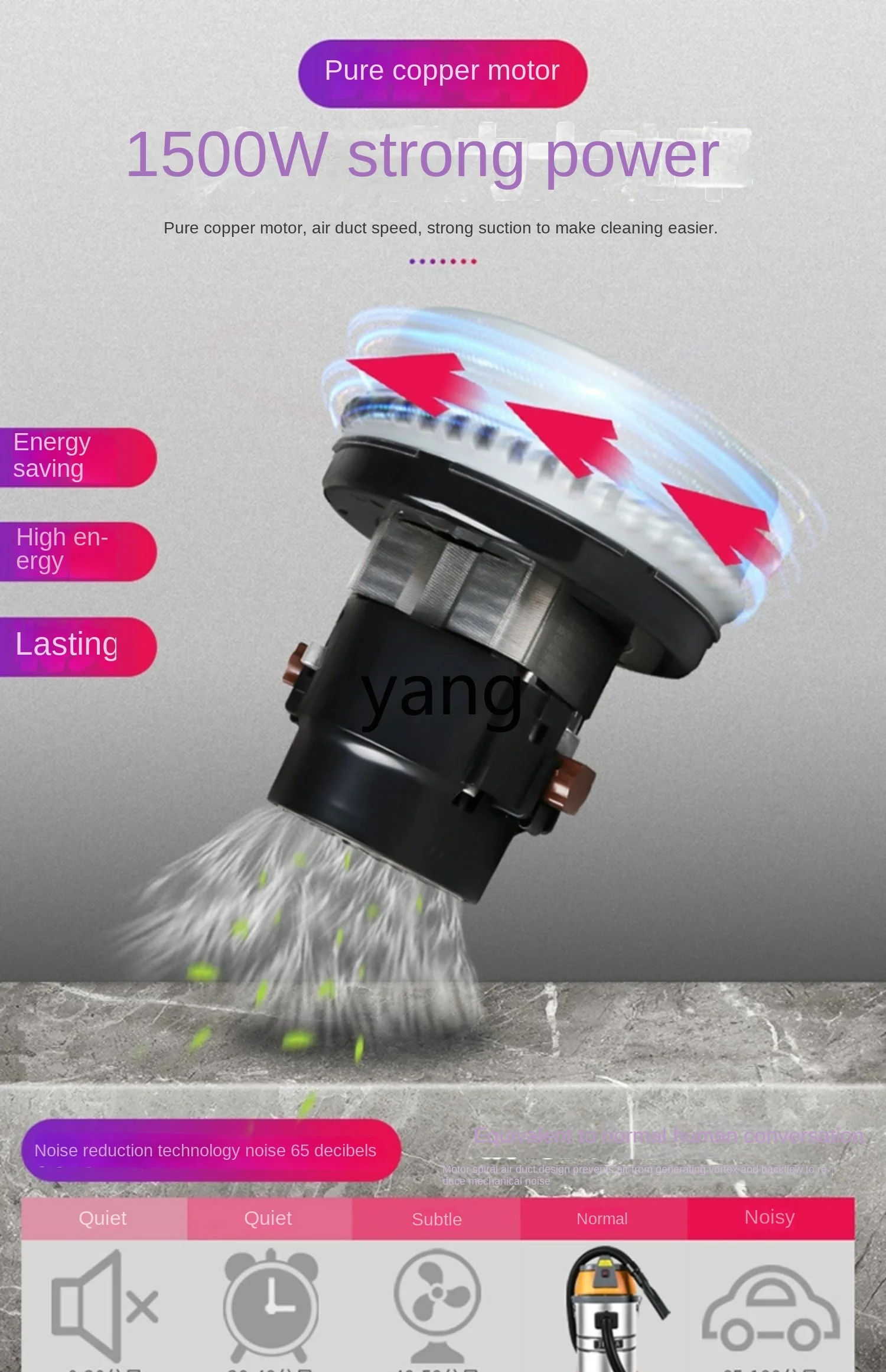 مكنسة كهربائية CX سعة 30 لتر خاصة لغسيل السيارات، ماكينة صناعية عالية الطاقة للفندق للغبار والماء بقدرة 1500 وات #5